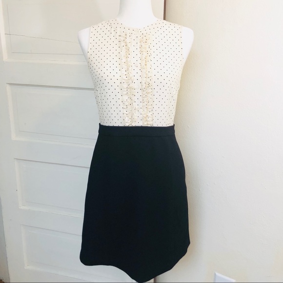 🌟SOLD🌟J. Crew Polka Dot Sheath Dress Size 2 - Picture 2 of 8